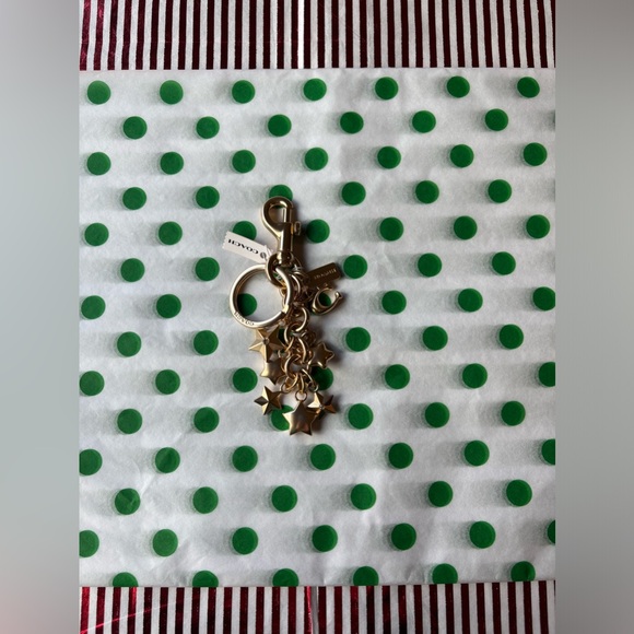 π’ππ’ COACH STAR CLUSTER BAG CHARM π KEYCHAIN π NWT π’ππ’ - Picture 1 of 16